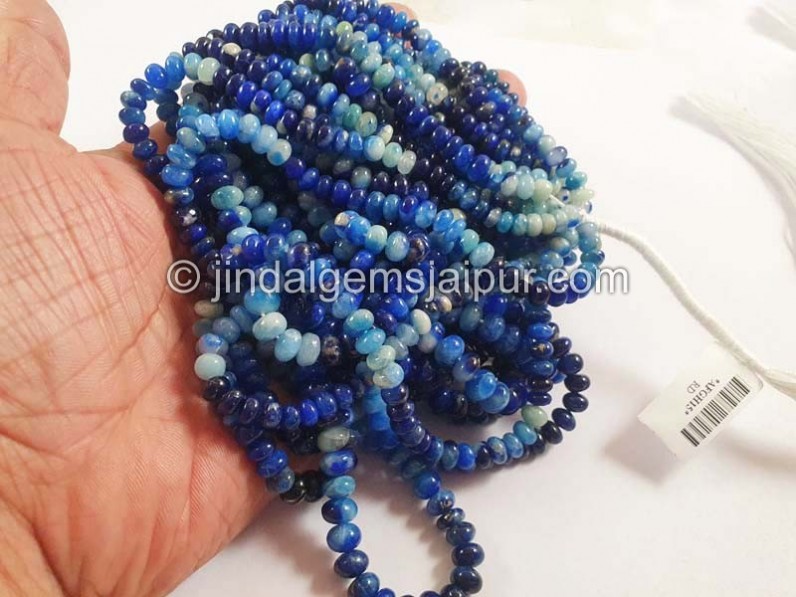 Afghanite Smooth Roundelle Shape Beads