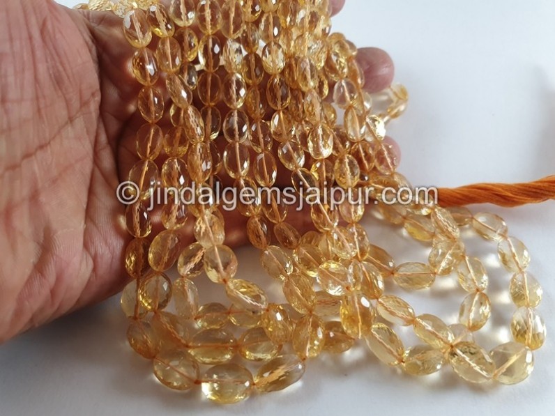 Citrine Far Faceted Nuggets Beads