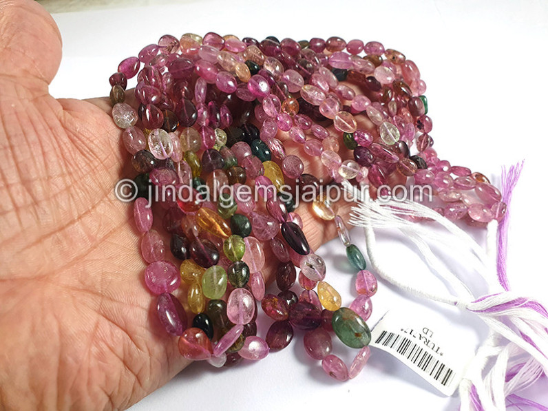 Tourmaline Smooth Nuggets Shape Beads