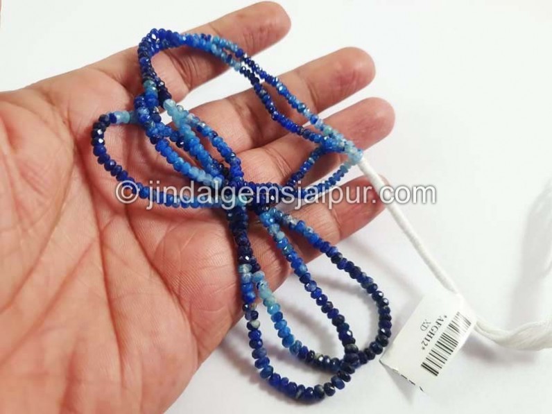 Afghanite Faceted Roundelle Shape Beads