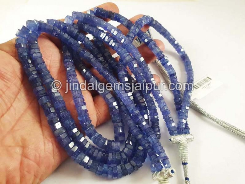 Tanzanite Step Cut Bolt Shape Beads