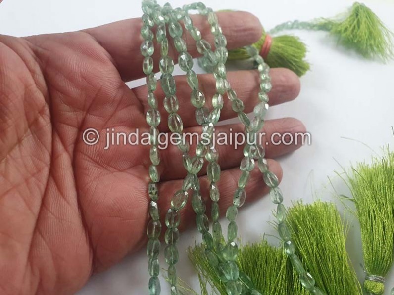 Mint Kyanite Faceted Nugget Beads