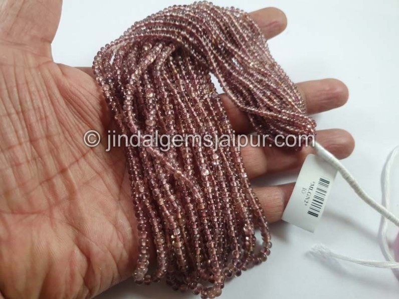 Malaya Garnet Smooth Roundelle Beads