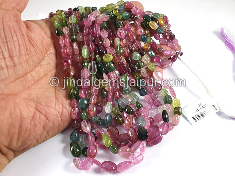 Tourmaline Smooth Nuggets Shape Beads