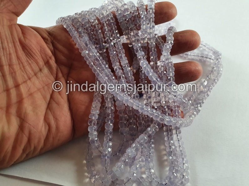 Scorolite Faceted Roundelle Beads