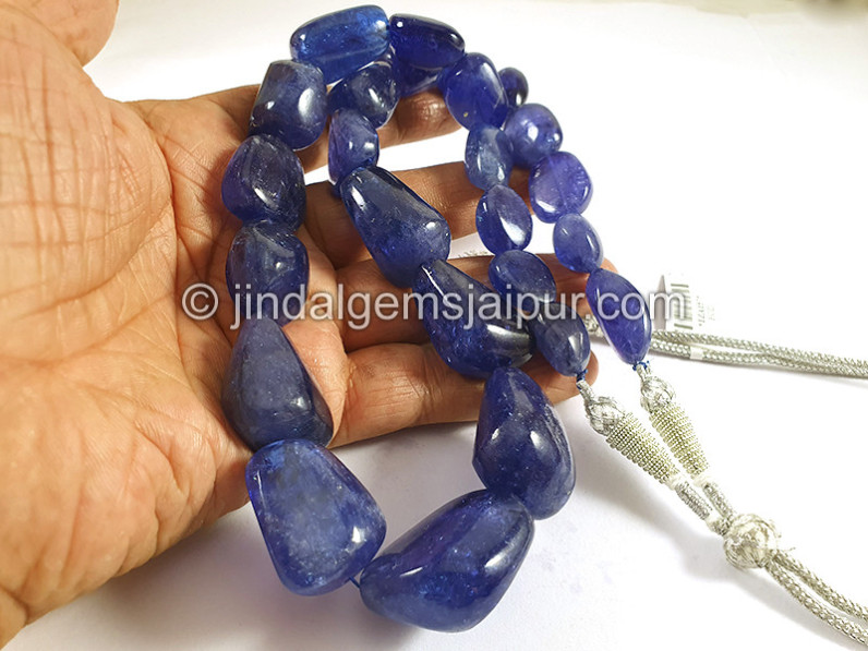 Tanzanite Smooth Nuggets Shape Beads