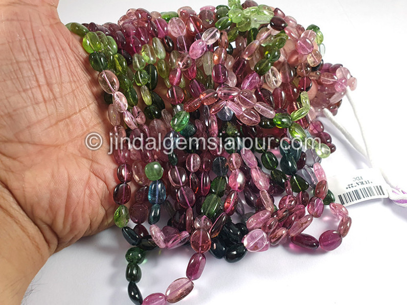 Tourmaline Smooth Nuggets Shape Beads