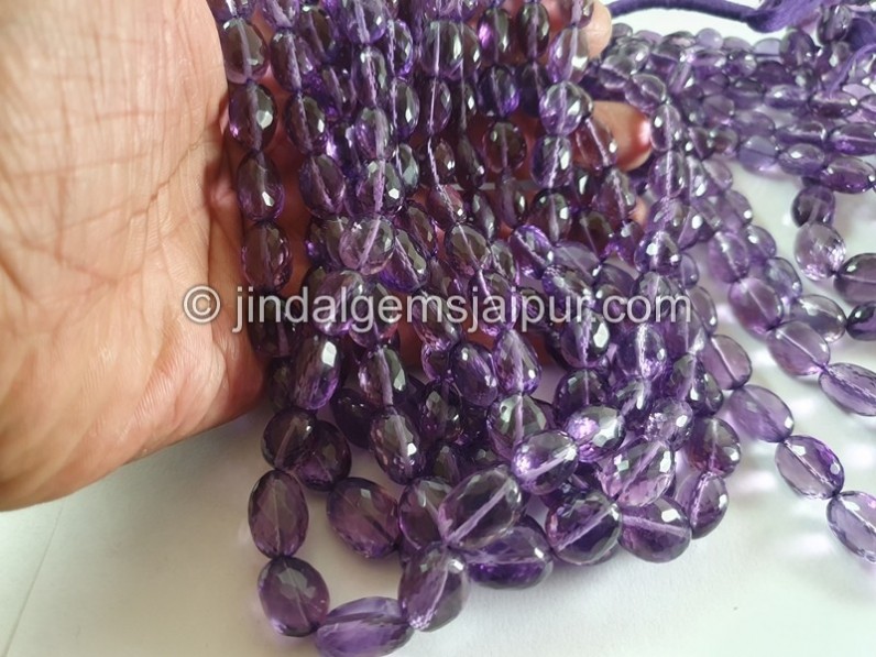 Amethyst Far Faceted Nuggets Beads