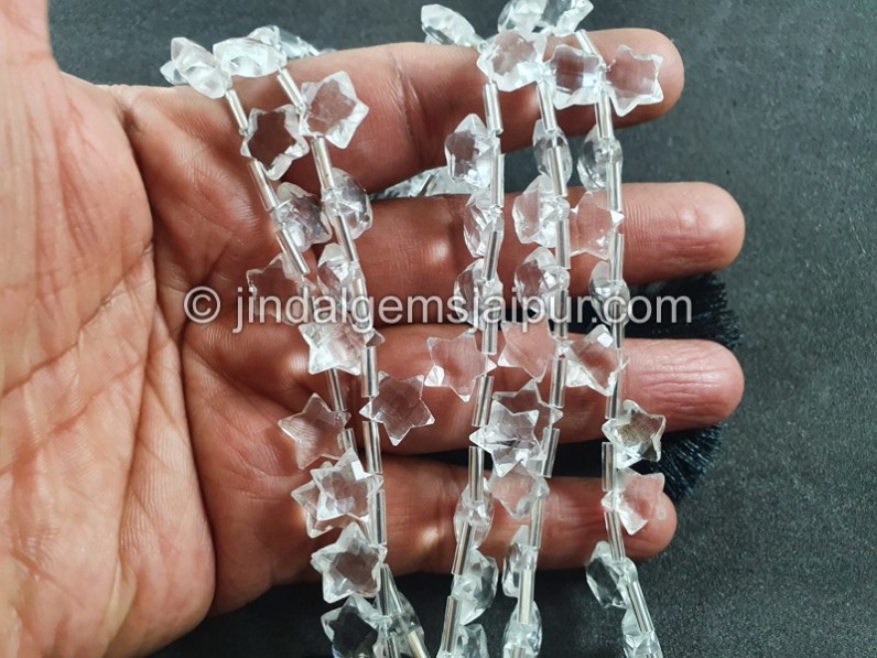 Crystal Faceted Star Beads