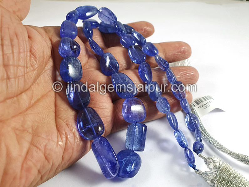 Tanzanite Smooth Nuggets Shape Beads