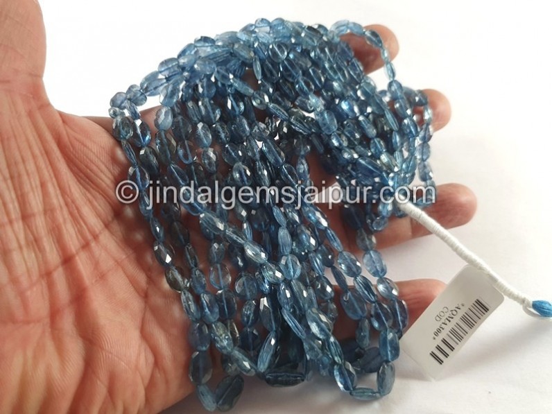 Santa Maria Aquamarine Faceted Oval Beads