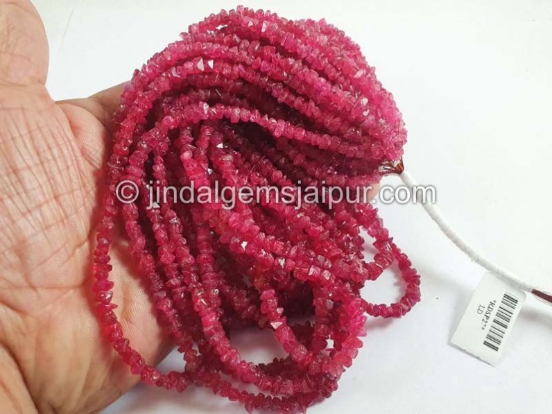 Red Spinel Smooth Chips Far Beads