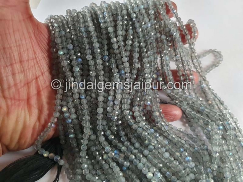 Labradorite Faceted Round Beads