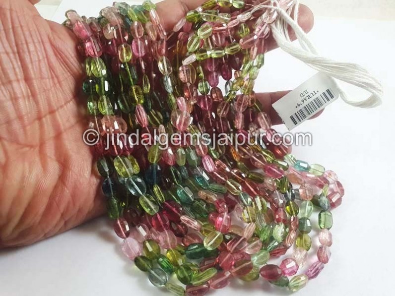 Tourmaline Picasso Nugget Shape Small Med Beads