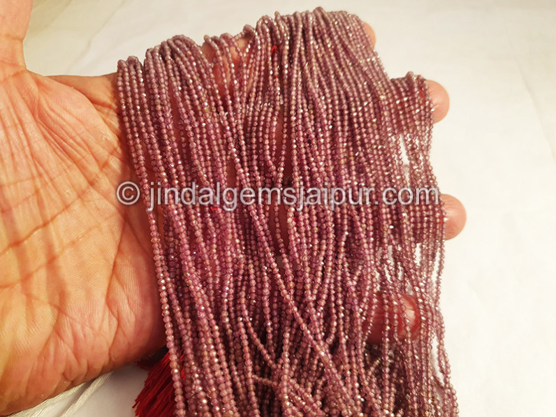 Color Change Garnet Faceted Roundelle Shape Beads