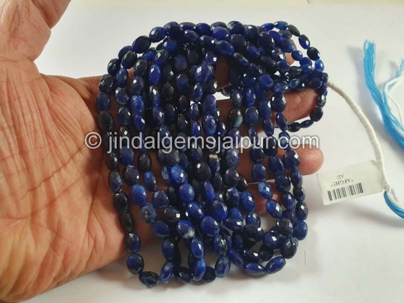 Afghanite Faceted Oval Beads