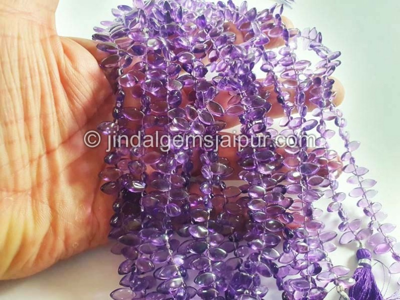 Amethyst Smooth Marquise Beads