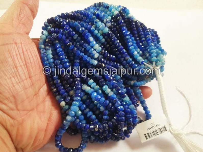 Afghanite Faceted Roundelle Shape Beads