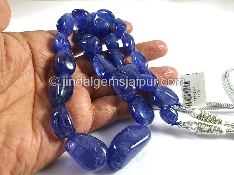 Tanzanite Smooth Nuggets Shape Beads