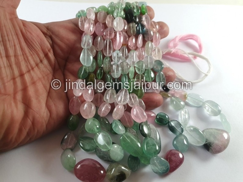 Afghan Tourmaline Smooth Nuggets Beads