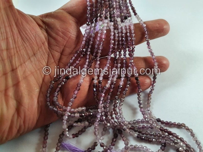 Lavender Spinel Shaded Faceted Beads