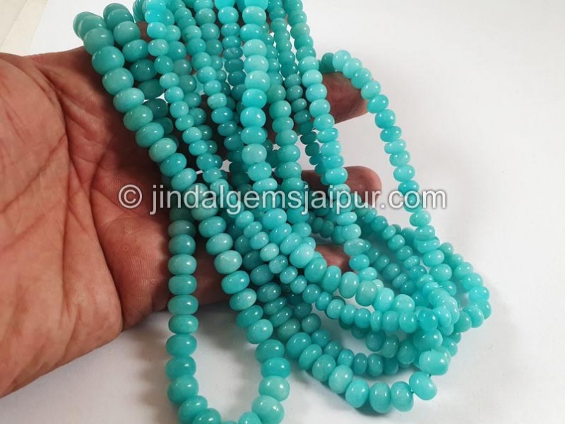 Amazonite Smooth Roundelle Big Beads