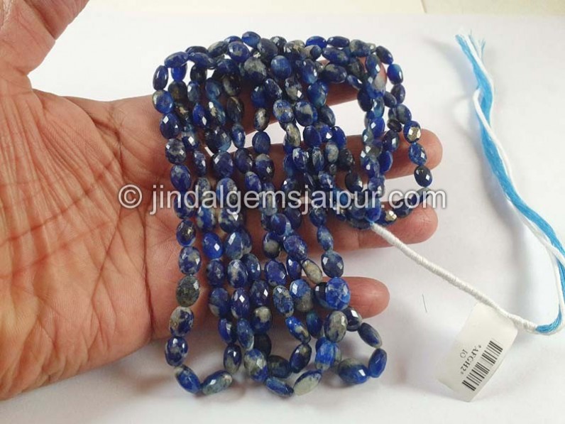 Afghanite Faceted Oval Beads