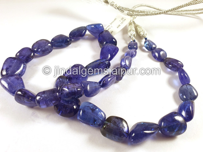 Tanzanite Smooth Nuggets Shape Beads