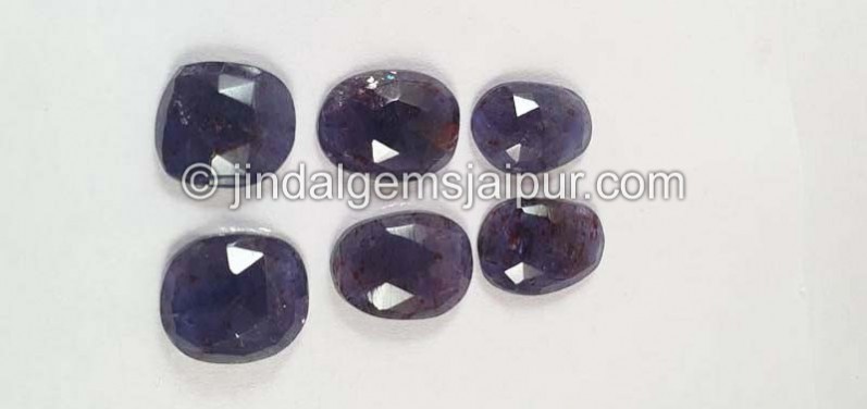 Iolite Sunstone Rose Cut Slices