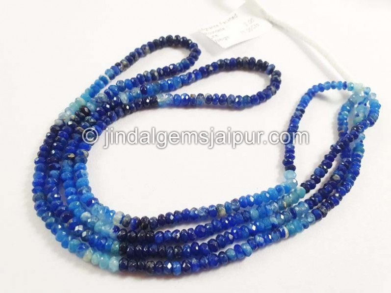 Afghanite Faceted Roundelle Shape Beads