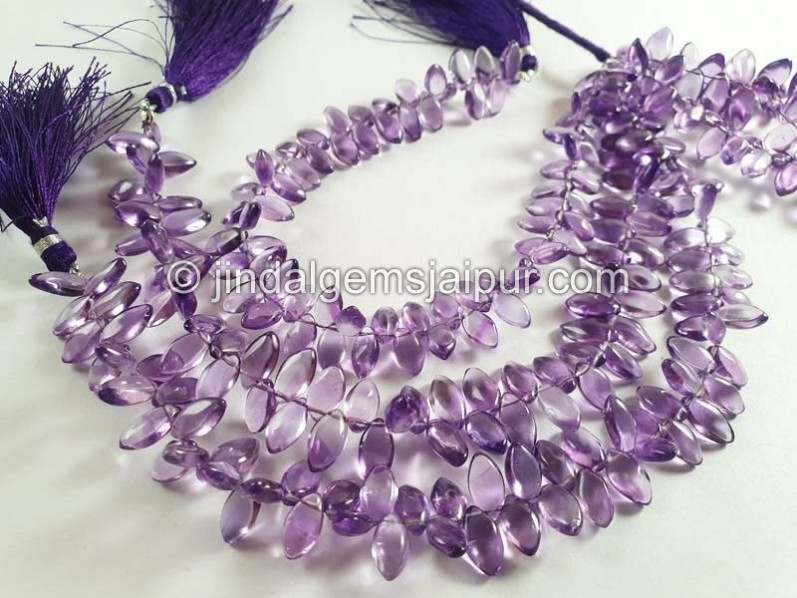 Amethyst Smooth Marquise Beads