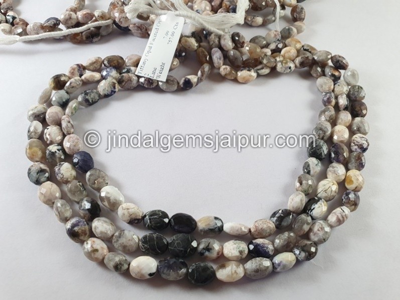 Tiffany Opal Faceted Oval Beads