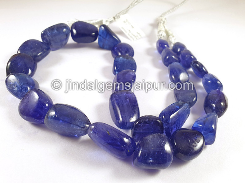 Tanzanite Smooth Nuggets Shape Big Beads