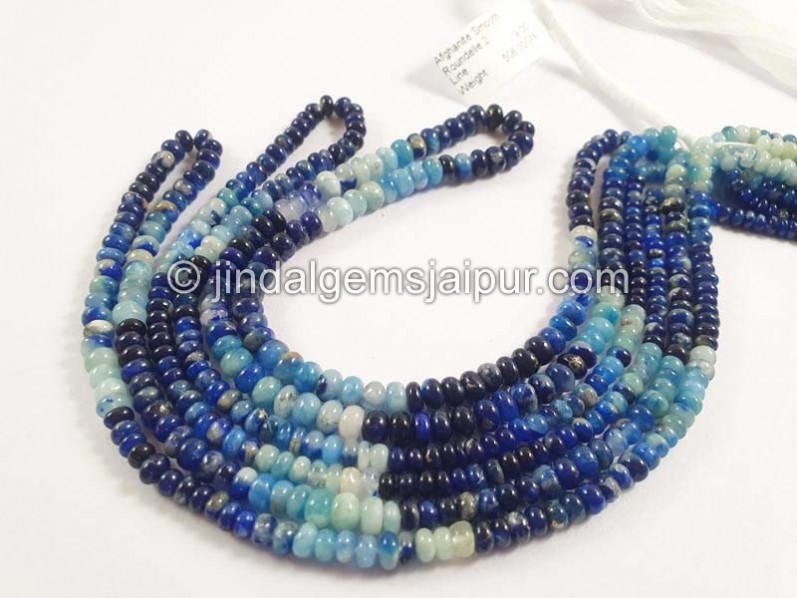 Afghanite Smooth Roundelle Shape Beads