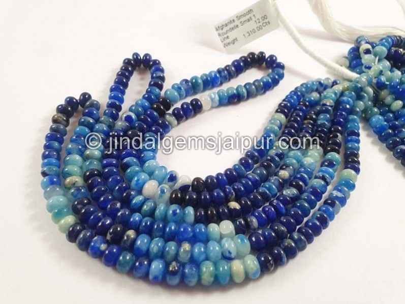 Afghanite Smooth Roundelle Shape Beads