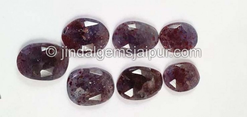 Iolite Sunstone Rose Cut Slices