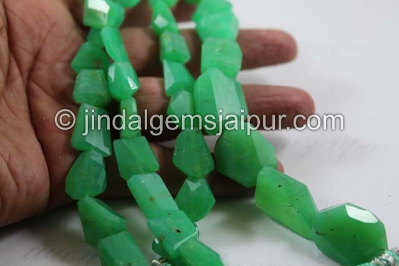 Chrysoprase Far Faceted Nuggets