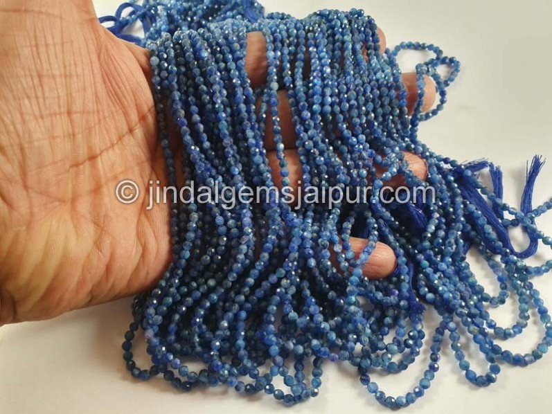 Kyanite Faceted Round Beads