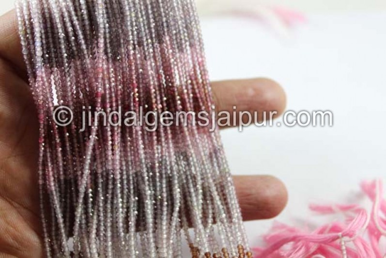 Multi Spinel Micro Cut Round Beads