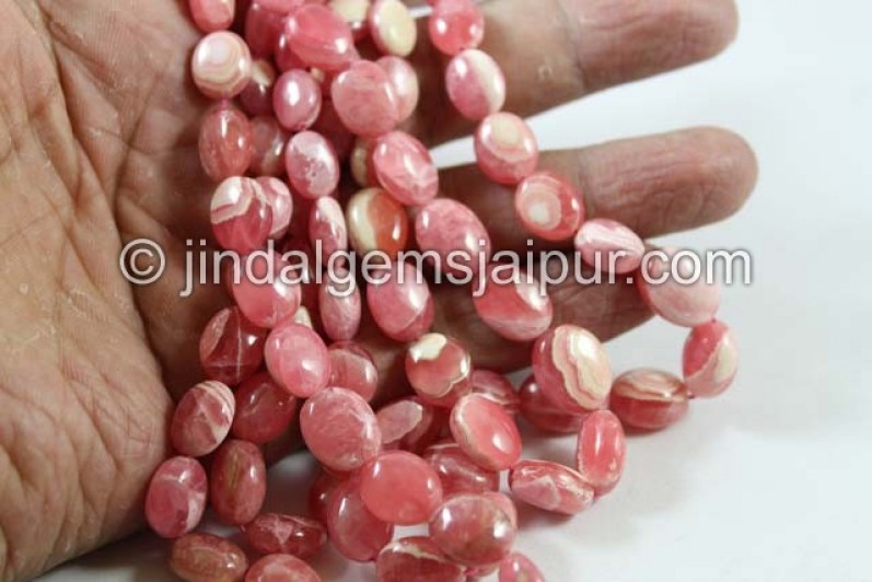 Rhodochrosite Far Smooth Oval Beads