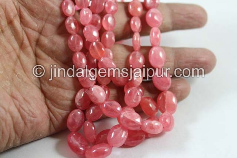 Rhodochrosite Far Smooth Oval Shape Beads