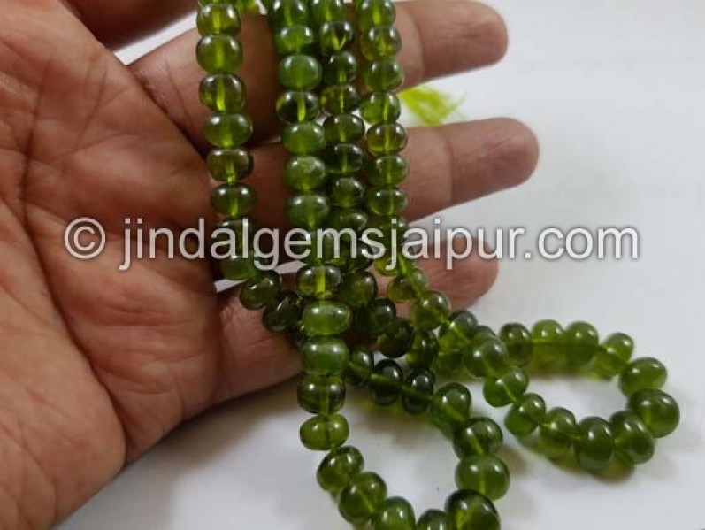 Vesuvianite Far Smooth Roundelle Beads