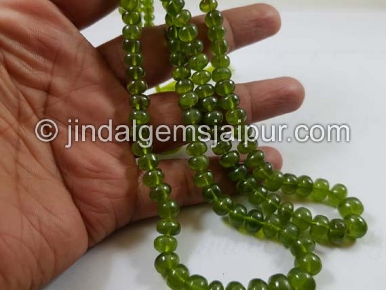 Vesuvianite Far Smooth Roundelle Beads