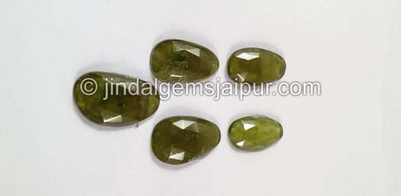 Vesuvianite Rose Cut Slices