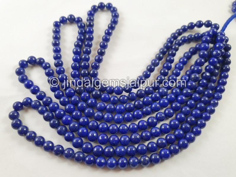 Lapis Smooth Round Beads