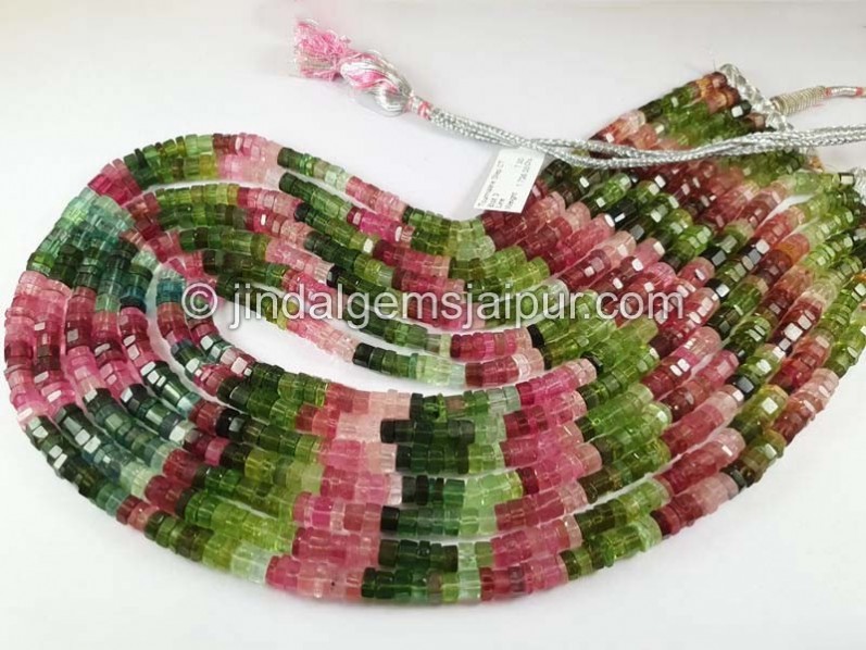 Tourmaline Step Cut Bolt Shape Beads