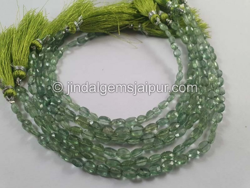 Mint Kyanite Faceted Nugget Beads