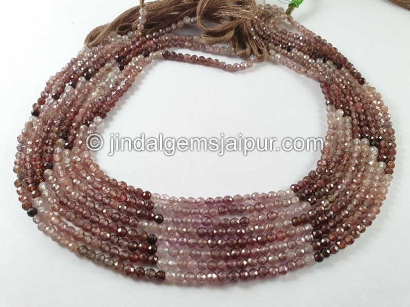 Brown Spinel Shaded Faceted Beads