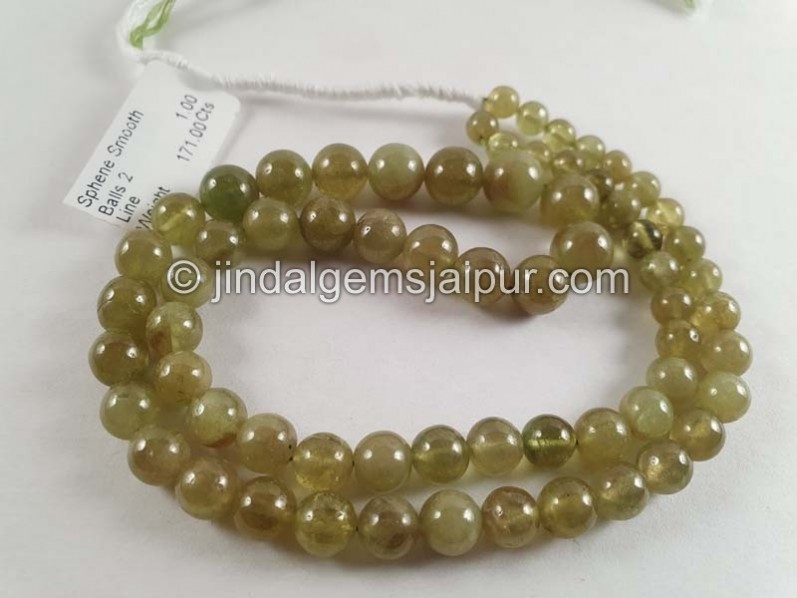 Sphene Smooth Balls Beads