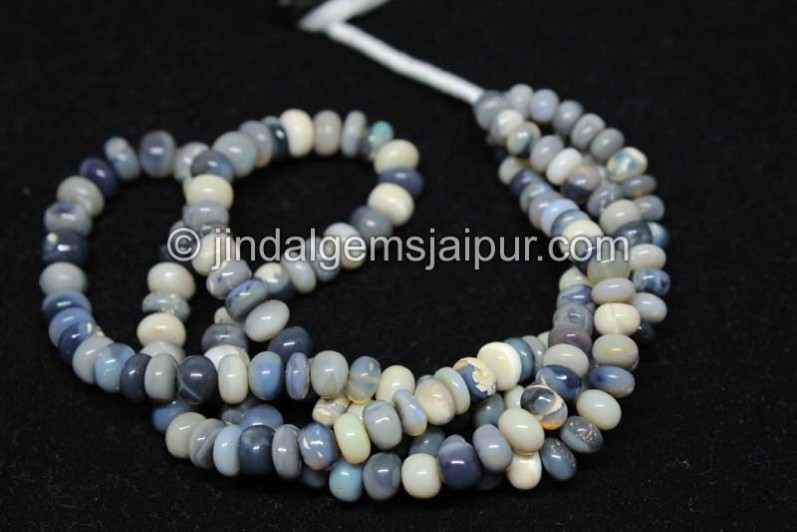 Australian Opal Smooth Roundelle Beads
